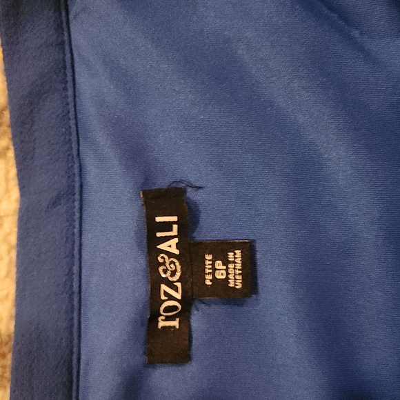 Blue off the shoulder dress - Picture 2 of 3